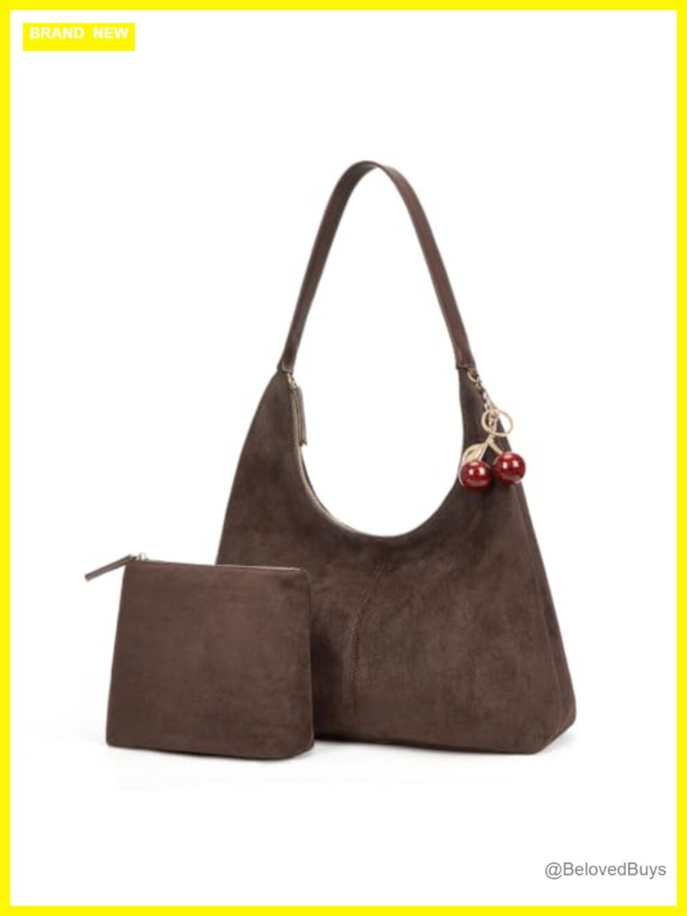 Slouchy Suede Hobo Bag Faux Suede Purse Large Fall Shoulder Bag